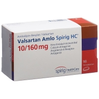 Valsartan Amlo Spirig HC Filmtabletten 10/160mg 98 Stück Valsartan Amlo Spirig HC Filmtabletten 10/160mg 98 Stück
