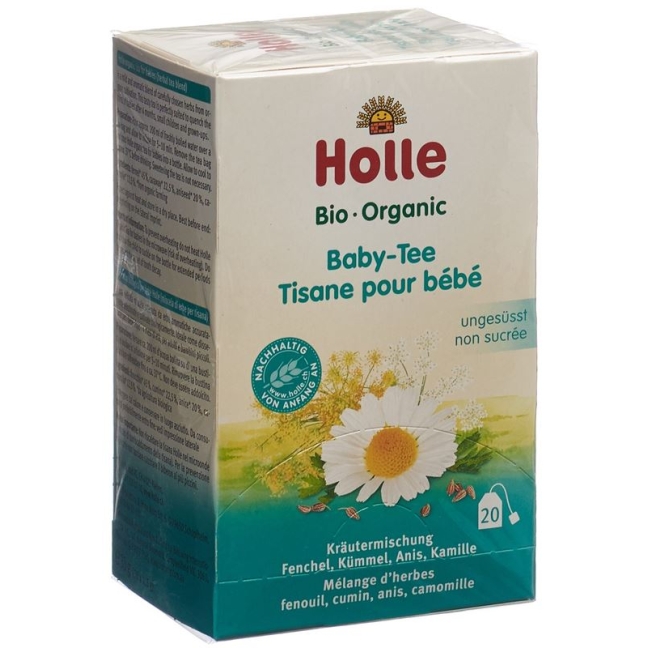 Детский чай Holle Organic 20 пакетиков по 1,5 г