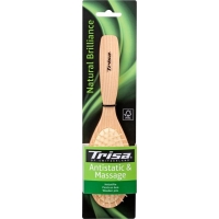 Резиновая кисть Trisa Natural Brilliance, деревянные карандаши Резиновая кисть Trisa Natural Brilliance, деревянные карандаши