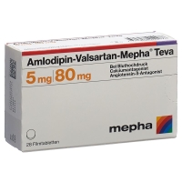 Amlodipin Valsartan Mepha Teva 5/80mg 28 Stück