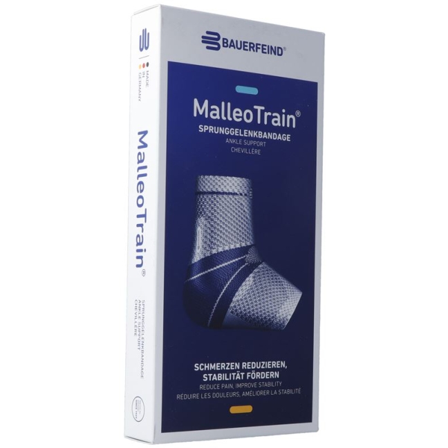 Активный бандаж MALLEOTRAIN размер 3 левый титан (n)